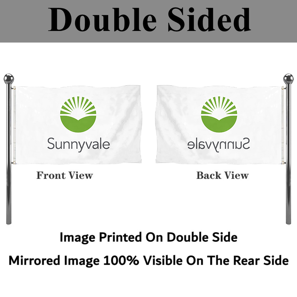 Fyon Logo of Sunnyvale, California Flag Banner