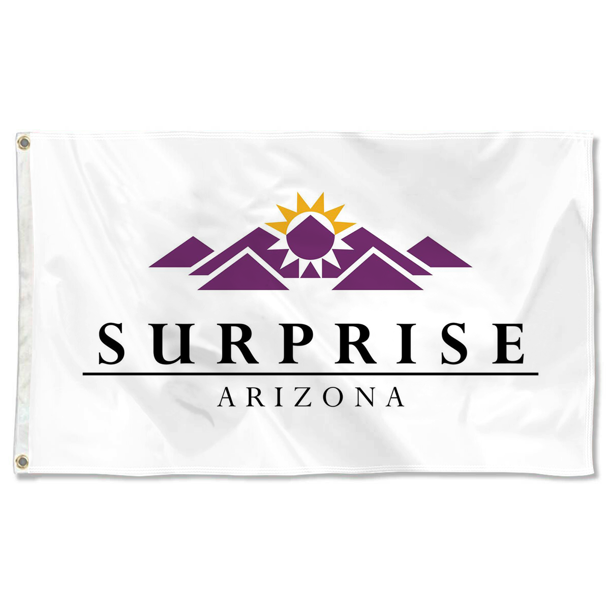 Fyon Logo of Surprise, Arizona Flag Banner