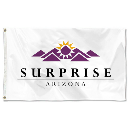 Fyon Logo of Surprise, Arizona Flag Banner