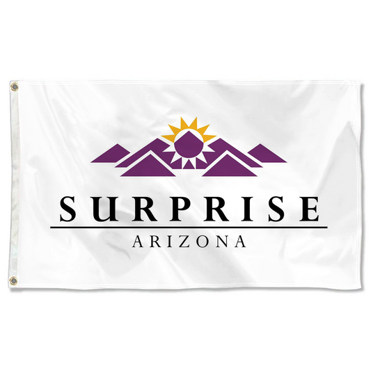 Fyon Logo of Surprise, Arizona Flag Banner