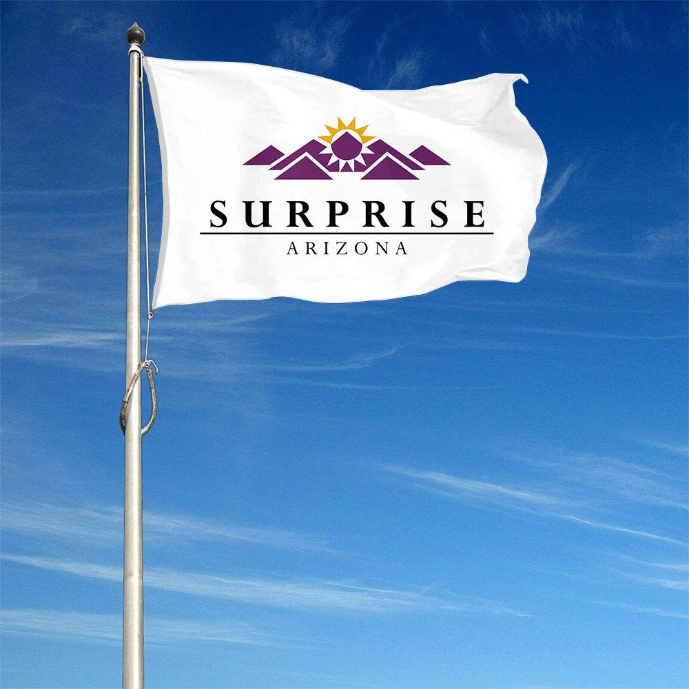 Fyon Logo of Surprise, Arizona Flag Banner