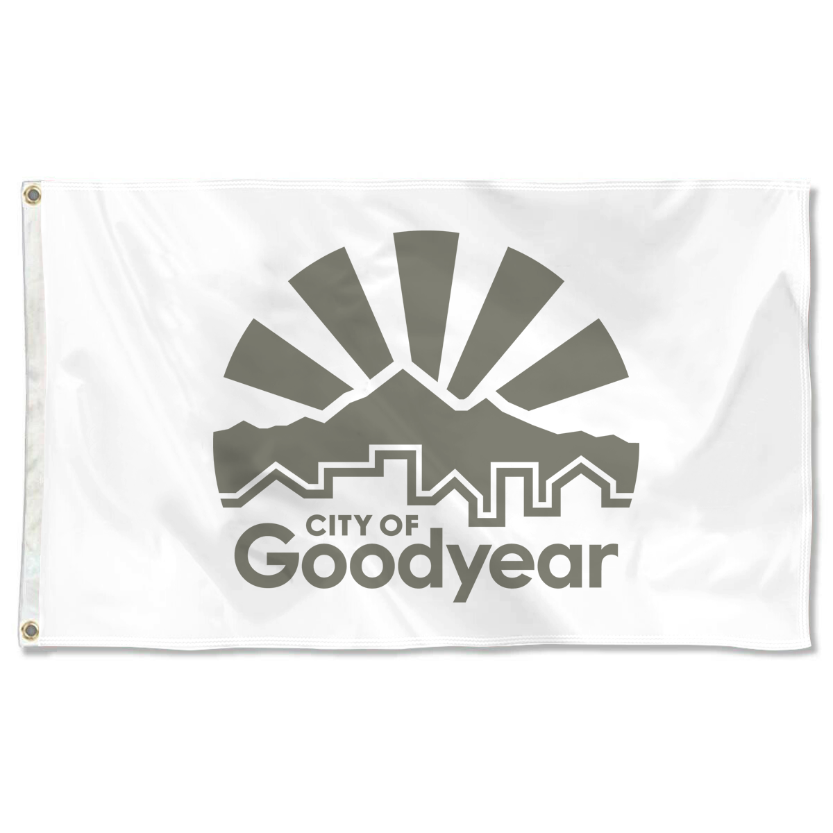 Fyon Logo of goodyear, Arizona Flag Banner