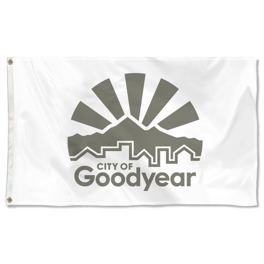 Fyon Logo of goodyear, Arizona Flag Banner