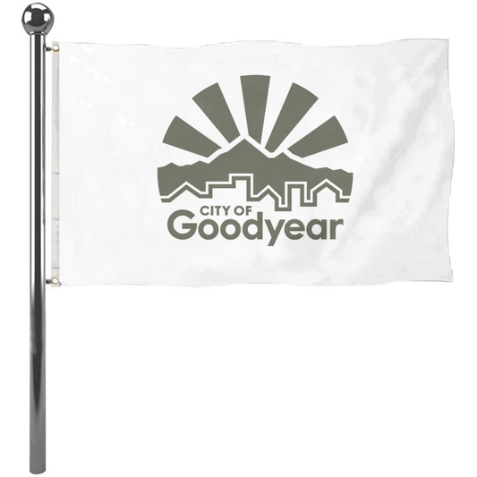 Fyon Logo of goodyear, Arizona Flag Banner