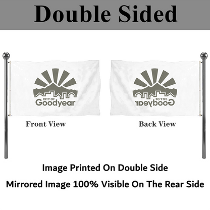Fyon Logo of goodyear, Arizona Flag Banner