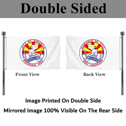 Fyon Logo of kingman, Arizona Flag Banner