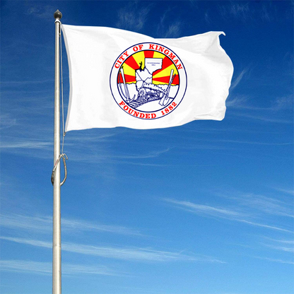Fyon Logo of kingman, Arizona Flag Banner