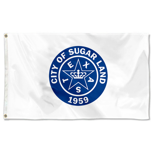 Fyon Logo of the City of Sugar Land, Texas flag banner