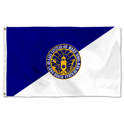 Fyon Long Beach, New York flag banner