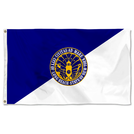 Fyon Long Beach, New York flag banner