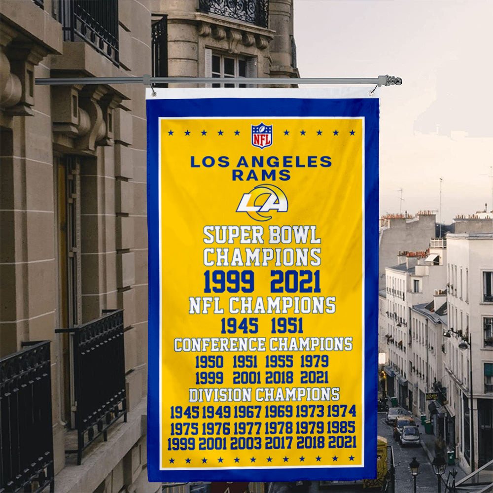 LA Rams Super Bowl Champions flag – CollegeWallFlags - The Best