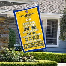 Fyon Los Angeles Rams champions Flag Super Bowl LVI Flag Banner