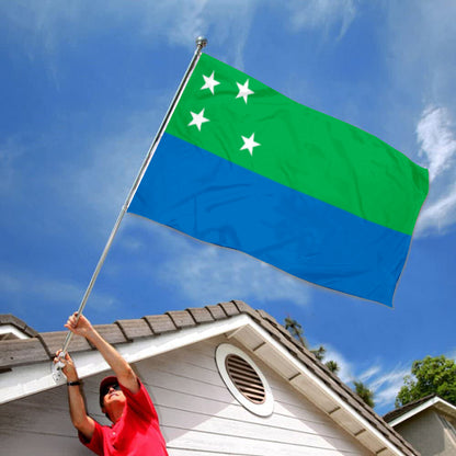 Fyon Los Lagos Region, Chile Since 2013  Flag Banner