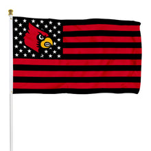 Fyon Louisville Cardinals Stars and Stripes Flag Banner