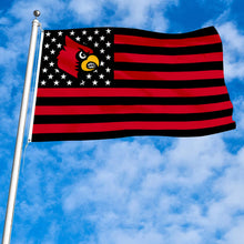 Fyon Louisville Cardinals Stars and Stripes Flag Banner