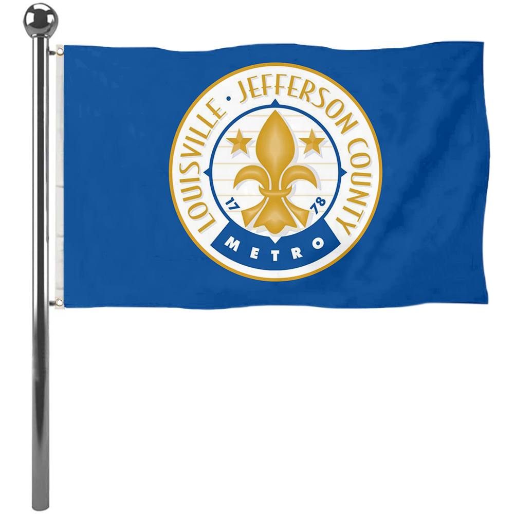 Fyon Louisville Metro, Kentucky flag  Banner
