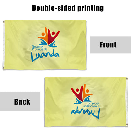 Fyon Luanda, Angola Flag Banner