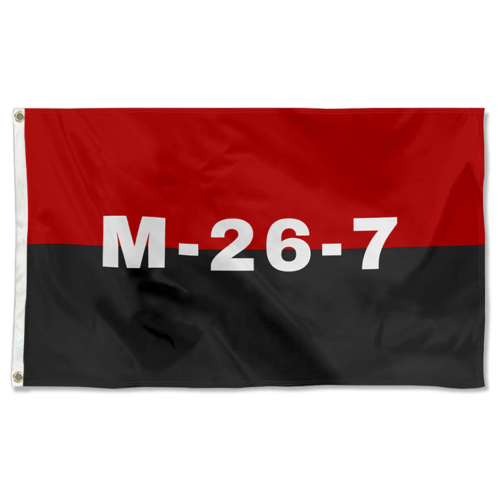 Fyon M-26-7 Cuban Revolution Flag Indoor and Outdoor Banner