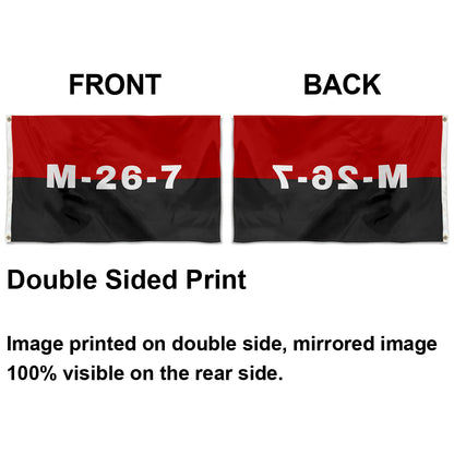 Fyon M-26-7 Cuban Revolution Flag Indoor and Outdoor Banner
