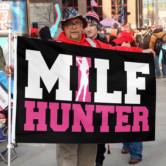 Fyon MILF Hunter Flag Indoor and Outdoor Banner