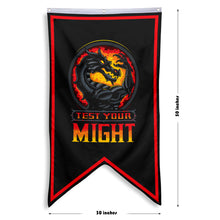 Fyon MORTAL KOMBAT Test Your Might Flag Indoor and outdoor banner Blue 30x50inch