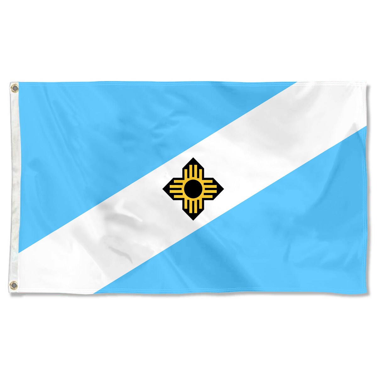 Fyon Madison, Wisconsin flag(1962–2018)Banner