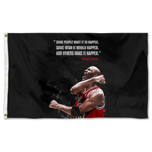 Fyon Make it Happen Jordan Quotes Funny Flag  Indoor and outdoor banner