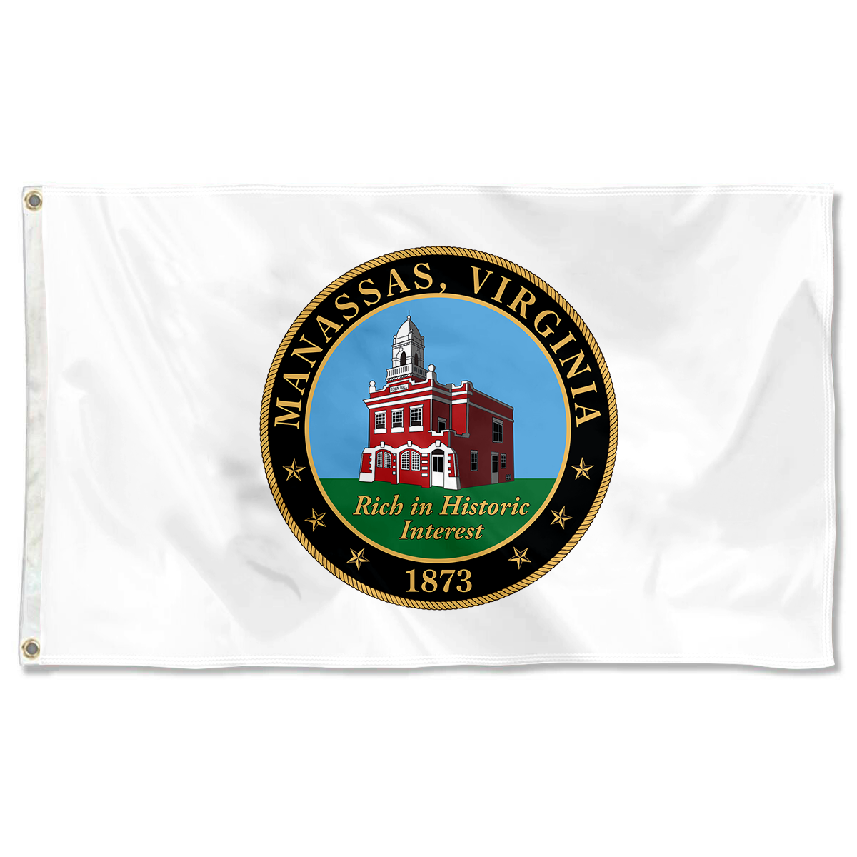 Fyon Manassas, Virginia flag  Banner