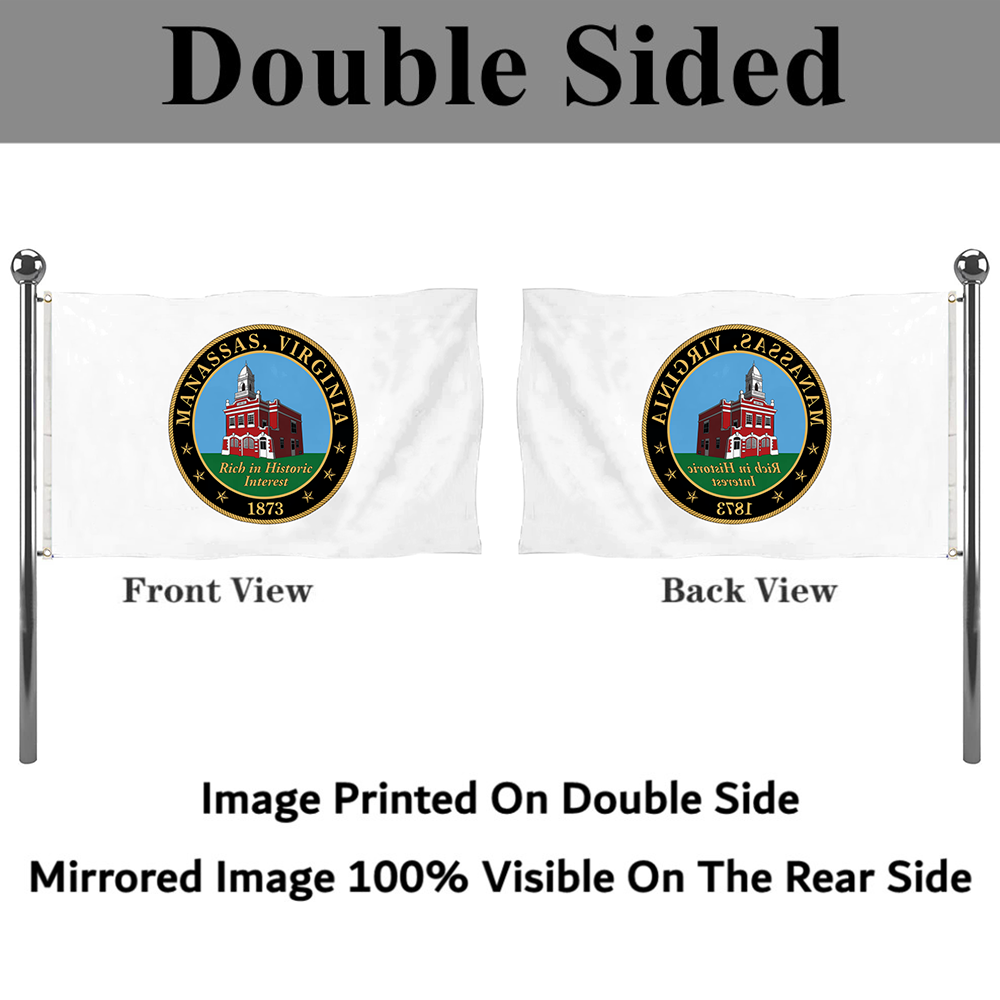 Fyon Manassas, Virginia flag  Banner
