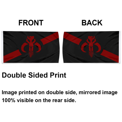 Fyon Star Wars Mandalorian Flag Indoor and outdoor banner 03289