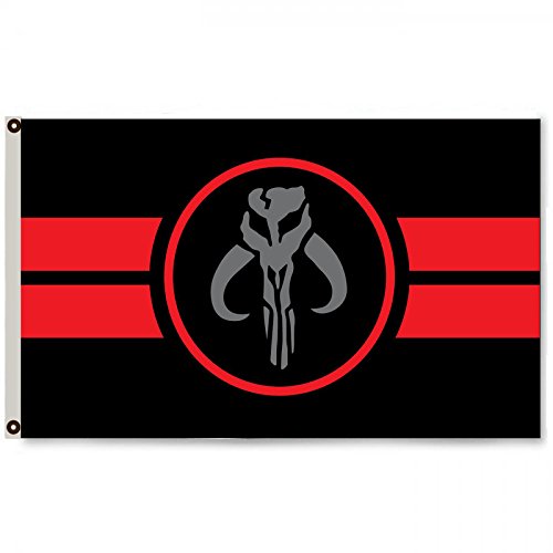 Mandalorian Flag Banner Man Cave