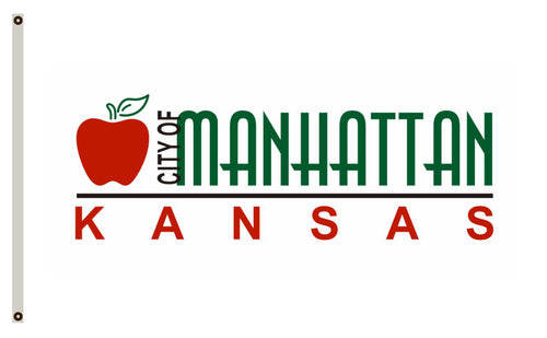 Fyon Manhattan flag Kansas banner