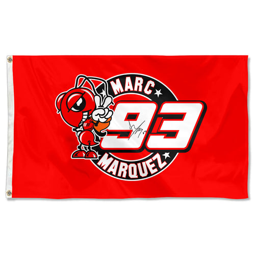 Fyon Marc Marquez 93 #Racing Flag Indoor and Outdoor Banner