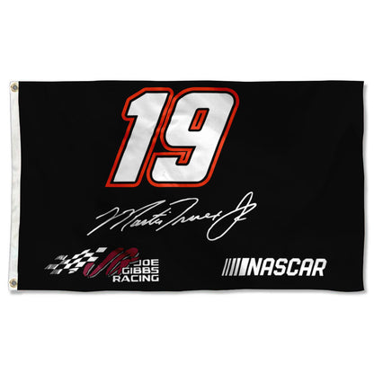 Fyon Martin Truex Jr #19 NASCAR Flag Banner