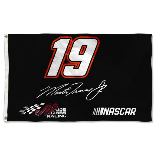 Fyon Martin Truex Jr #19 NASCAR Flag Banner