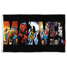 Fyon Marvel Banner Super Heroes Comics Wall Garage Black Flag Banner