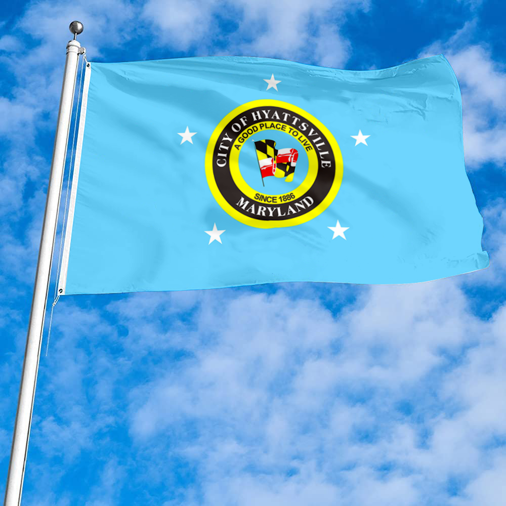 Fyon Maryland Banner City of Hyattsville Flag Banner