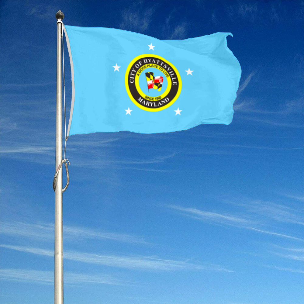 Fyon Maryland Banner City of Hyattsville Flag Banner