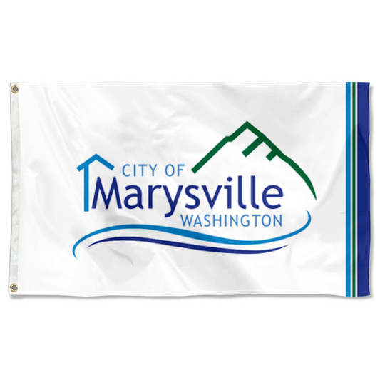 Fyon Marysville, Washington flag  Banner