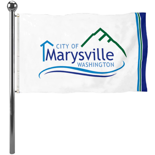 Fyon Marysville, Washington flag  Banner