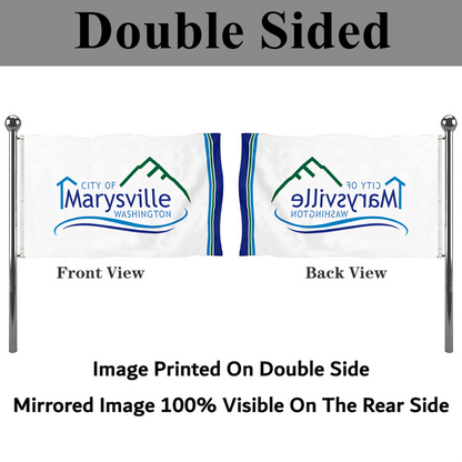 Fyon Marysville, Washington flag  Banner