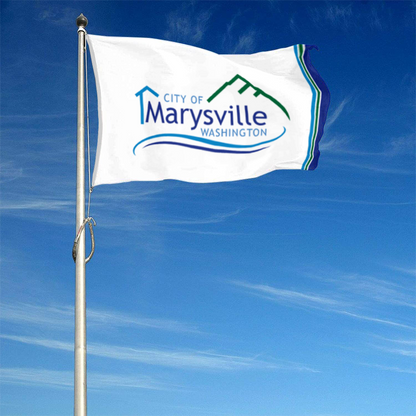 Fyon Marysville, Washington flag  Banner