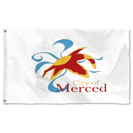 Fyon Merced, California Flag  Banner