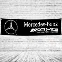 Fyon Mercedes Benz AMG Flag  Indoor and Outdoor Banner 2x8ft