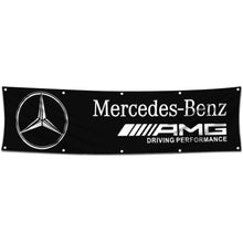 Fyon Mercedes Benz AMG Flag  Indoor and Outdoor Banner 2x8ft