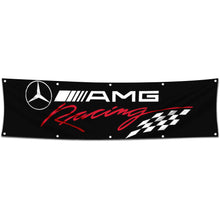 Fyon Mercedes Benz AMG Racing Flag  Indoor and Outdoor Banner 2x8ft