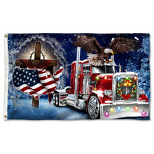 Fyon Merry Trucking Christmas Jingle All The Way Flag 41344   Indoor and outdoor banner