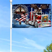 Fyon Merry Trucking Christmas Jingle All The Way Flag 41344   Indoor and outdoor banner