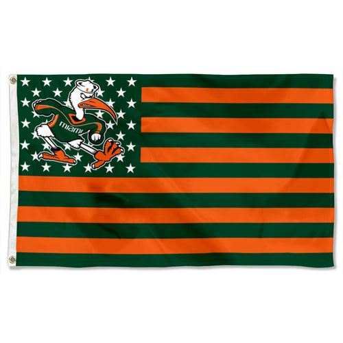 Fyon Miami（FL）Hurricanes Flag Banner