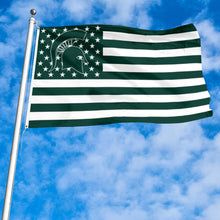 Fyon Michigan State Spartans Stars and Stripes Flag Banner